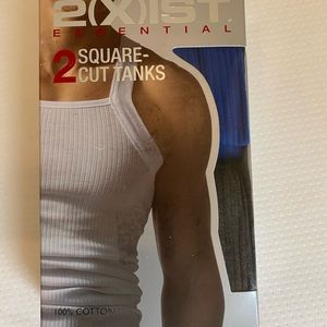 2(X)IST Square Cut Cotton Tanks